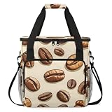 Coffee Maker Travel Bag Compatible with Keurig K-Mini or K-Mini Plus, Single Serve Coffee Brewer Carrying Case with Multiple Pockets for K-Cup Pods, Storage Bag With Shoulder Strap(Bag Only) -  MARYHFENVA