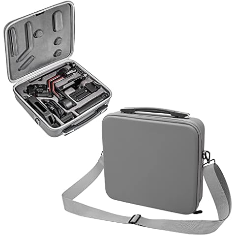 Portable Carrying Case, Travel RS 3 Stabilizer Storage Bag Hard Carrying Protective Case with Adjustable Strap, Action Camera Stabilizer Case for RS 3 Cover