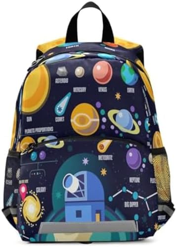 AIPASTN HODDLERS MARCA Niños Galaxy Galaxy Sistema Solar Sistema De Libros Para Niños Niñas 3-6 Años, Mochila Preescolar De Jardín