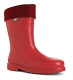  demar. federleichte Eva Gummistiefel gefüttert Regenstiefel Luna (36/37, rot)