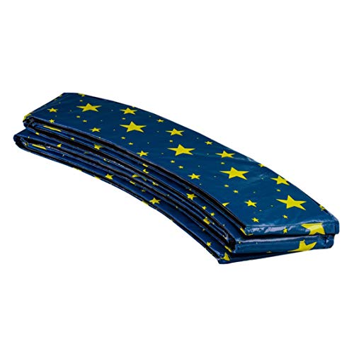 Super Round Trampoline Replacement Safety Pad |Spring Cover for Rectangular Trampoline | Durable, Water Resistant, 10" Wide| Fits Most Brands| 10 Foot - Starry Night