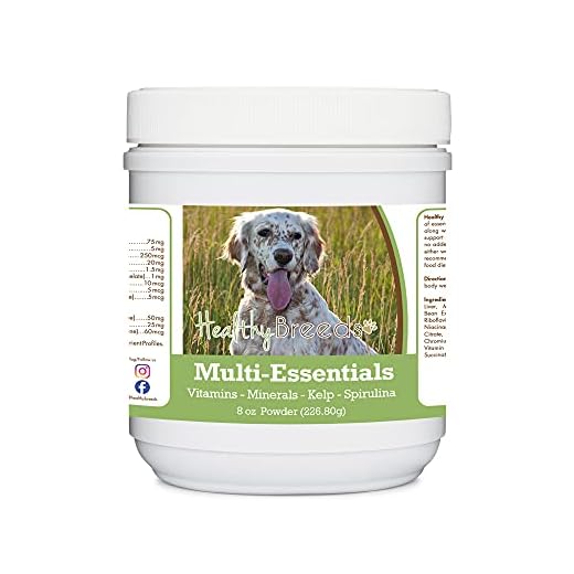 Healthy Breeds English Setter Multi-Essentials Powder for Dogs - an Ideal Supplement of Vitamins, Minerals & Antioxidants for Your Dog - 8 oz