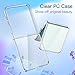 JETech Case for Samsung Galaxy Z Flip 7 2025, Crystal Transparent Hard PC Shell, Anti-Scratch Shockproof Slim Protective Phone Cover (Clear)