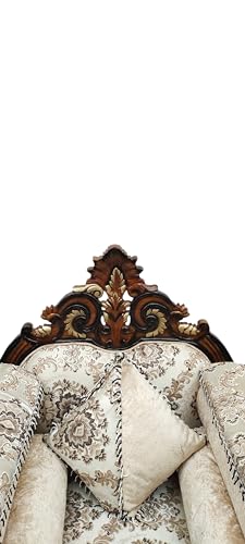 Image of Wooden Sofa Set Carving for Living Room (5 Seater A)