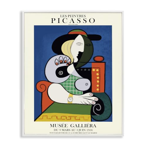 Picasso Classical Abstract Figure, 24 x 30 Inch Framed Giclée Print