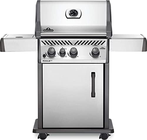 Napoleon Rogue XT 425 BBQ Grill, Stainless Steel, Propane Gas -  RXT425SIBPSS-1 With Three Burners, Infrared Sear Station Side Burner,  Barbecue Gas Cart, Folding Side shelves, Instant Failsafe Ignition :  Amazon.ca: Patio,