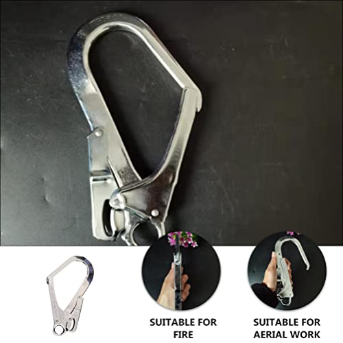 Angoily 2Pcs Large Spring Snap Hook Carabiner Metal Carabiner Clip Quick Chain Linksheavy Duty Quick Link For Swing, Pet Chain, Camping, Hiking #TOP5