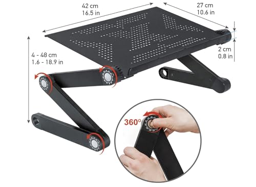 Laptoptisch WonderWorker Newton klappbar und verstellbar