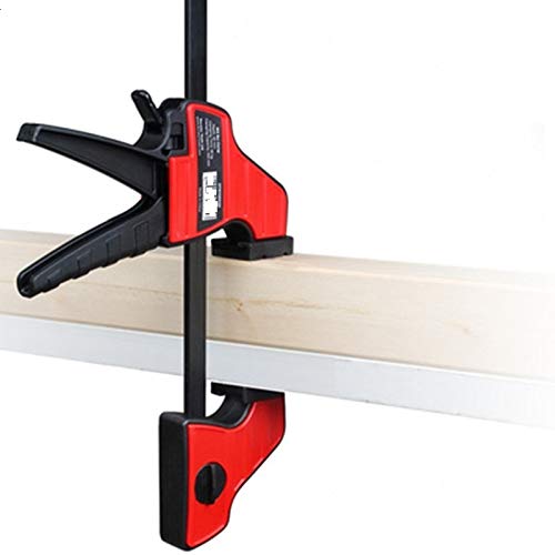 XIARUI Woodworking Machinery Parts 4/6/12/18/24 Zoll Heavy Duty F Clamp Holzbe- Fest Clip Quick Grip F Art Stab for Schellen Holzbearbeitungswerkzeuge Tool Parts (Size : 6inch) Cover