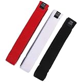 NUOBESTY 3 Uds Cinturones De Karate Cinturones De Repuesto Cinturones De Taekwondo Blanco Rojo Cinturones De Karate Cinturones De Artes Marciales Para Karate Taekwondo Judo