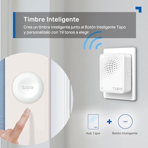 Miniatura 6 de Tapo H100 Concentrador Inteligente Con 19 Tonos, Control Centralizado Del Hogar Inteligente, Conexión Wifi Hasta 64 Dispositivos, Alarma Inteligente, Plug Play