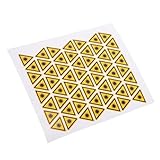 CIYODO 50stücke Vorsicht Aufkleber Laserwarnung Sicherheitszeichen Haftende Etiketten Für Arbeitsplatz Und Technik Effektive Gefahrenkommunikation