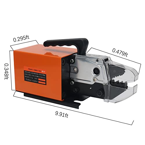 Pneumatic Crimping Tool Multifunction Pneumatic Crimper Plier Machine AM-10 Air Powered Wire Crimper Suitable For Many Kinds Of Terminals with 14 Die Sets - Thumbnail 4