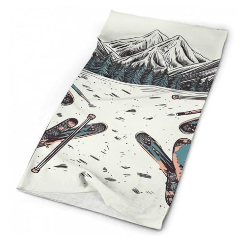 Neck Gaiter Mascarilla para Cara Transpirable a Prueba de Viento Cubierta Facial para Esquí con Juego Incluido, Máscara Balaclava Bandana para Cabeza para Hombres y Mujeres miniatura 6