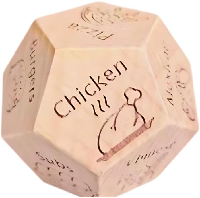 12-Sided Self-Care Dice – Wellness & Mental Health Spinner with Activities Like Journal, Meditate, Walk, Stretch, Music – Relaxing Gift for Women, Men & Teens