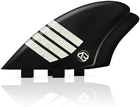 Surfboard Twin Keel Fins 2 Fins Dual Tab Single Tab Sizes Nylon Plastic Fins for Longboard Surfboard Funboard