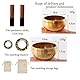Klangschalen Set,klangschale,klangschalen,Unterlegscheibe Und Aufbewahrungstasche Handgehämmert,Je 13 Cm Und 8 Cm,Zubehör Für Meditation,Yoga,Chakren,Einzigartige Geschenke Für Frauen Und Männer
