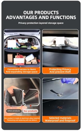 Estante retráctil para paquetes Kia Soul protector maletero 7