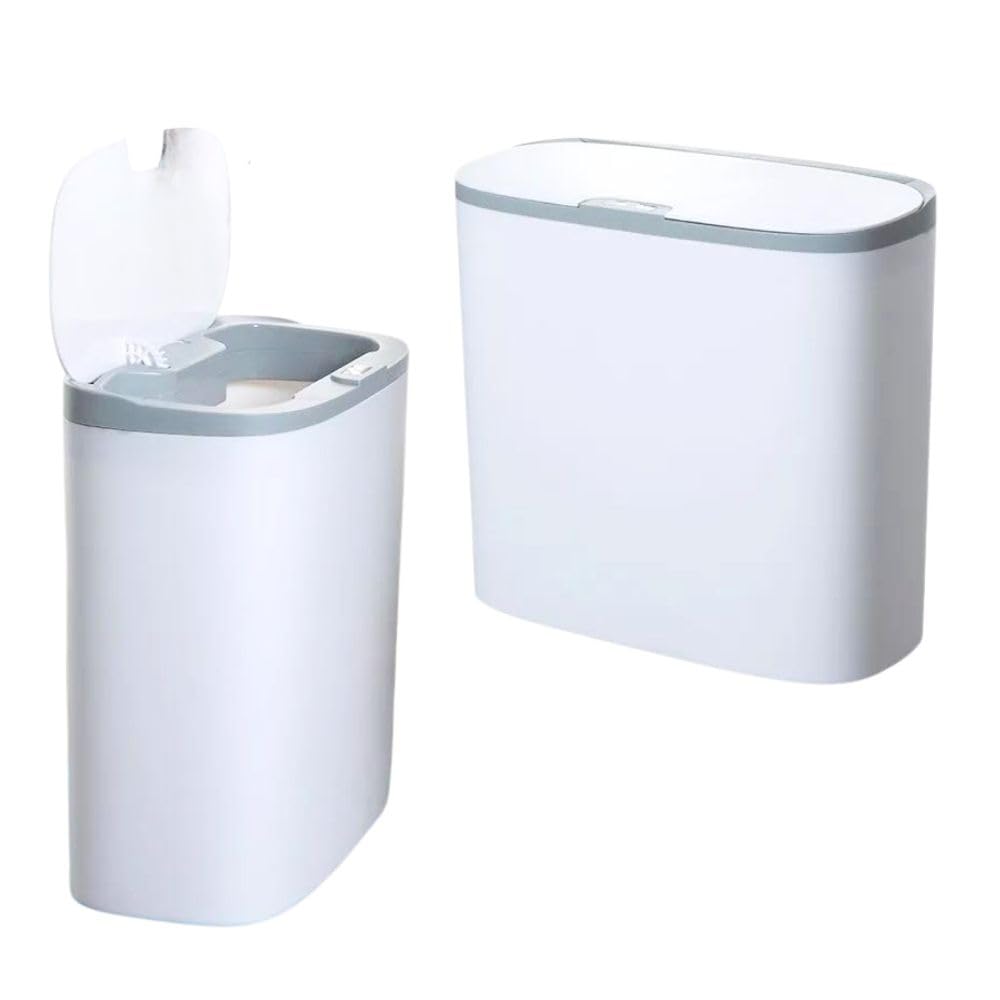 Lixeira Automática com Sensor de Movimento 13L – Tampa Automática, Design Moderno e