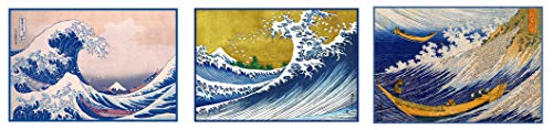 Image of Asian Hokusai Deluxe Treasury#3-3 Counted Cross Stitch Patterns Charts
