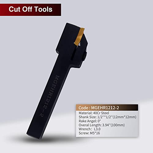Lathe Turning Tool Holder 1/2''-Shank - 28Pcs Metal Lathe Tools Holder Set For Turning Grooving Threading Boring With Indexable Carbide Turning Inserts - Iwongo Supplied #TOP5
