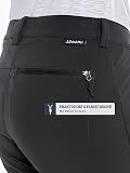 Schöffel Damen Pants Ascona Zip Off, leichte und komfortable Damen Hose mit optimaler Passform, flexible Outdoor Hose für Frauen, asphalt, 38