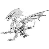 Fascinations Metal Earth Premium Series Silver Dragon 3D Metal Model