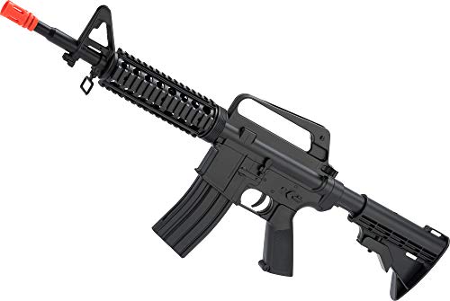 Evike Airsoft - Well Spring Powered M4 RIS Airsoft Rifle