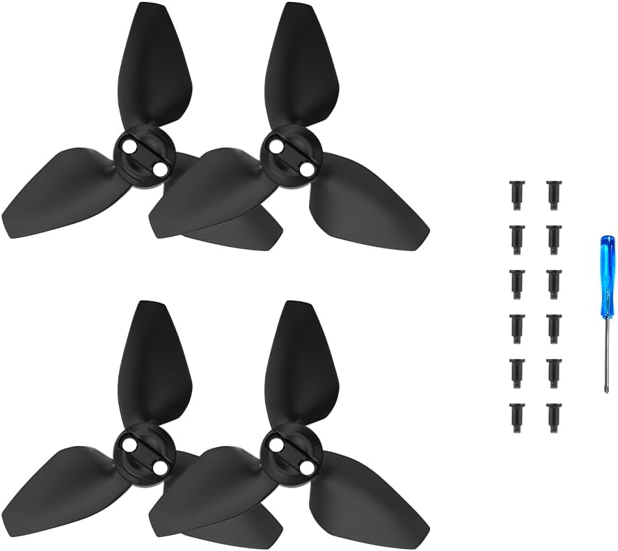 12 Pcs NEO Propellers Blades Quick Replacement Spare,Low Noise Wings Propeller for DJI NEO Drone Accessories