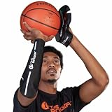 The Ringer Hoops Basketball Shooting Aid – Basketball Shot Trainer with Shooting Sleeve, Basketball Training Equipment for Youth & Adults, Shooting Sleeve Basketball for Perfect Form (Youth)