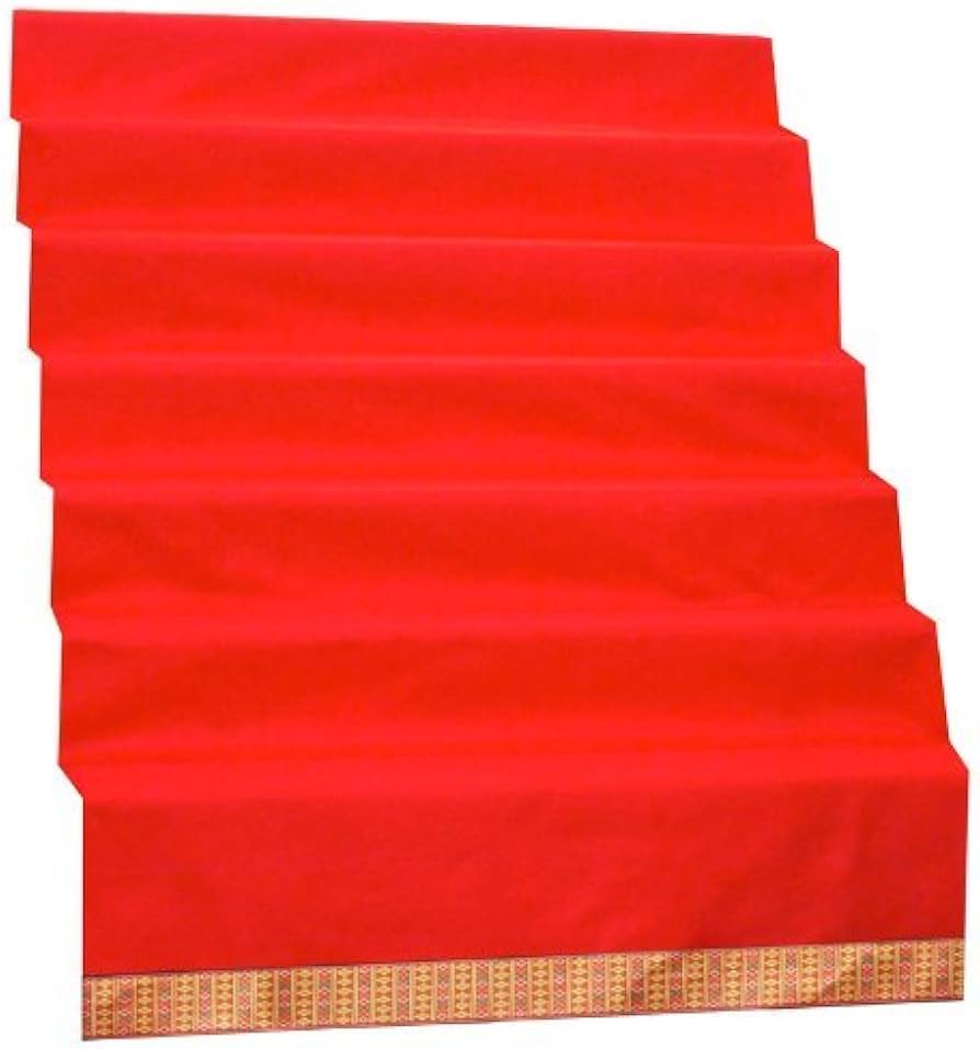 Amazon | ひな人形用オリジナルブランド「敷折織」赤毛氈七段飾り用