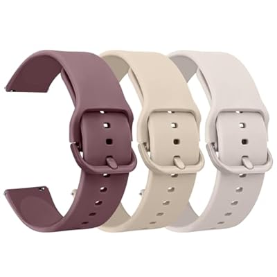 Meliya 3PACK Correas para 20mm Reloj Silicona de Liberación Rápida para Hombre y Mujer,Nuevo Suave Silicona Ajustable Pulseras de Repuesto para 20mm Reloj(Starlight/Marrón/Púrpura1) | Ya disponible en tu tienda friki favorita! En mundofriki.es!