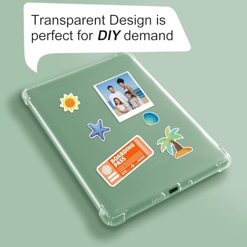 CoBak Clear Case for 6" Kindle 2024 and 2022 (11 Generation) - Ultra-Slim Soft TPU Transparent Cover,Lightweight & Durable Protection - 3