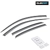 CLIM ART Incredibly Durable Rain Guards for Honda Civic 2022-2026 Sedan, Original Tape-on Window Deflectors, Vent Deflector, Window Visors, Car Accessories, 4 pcs. - 522268
