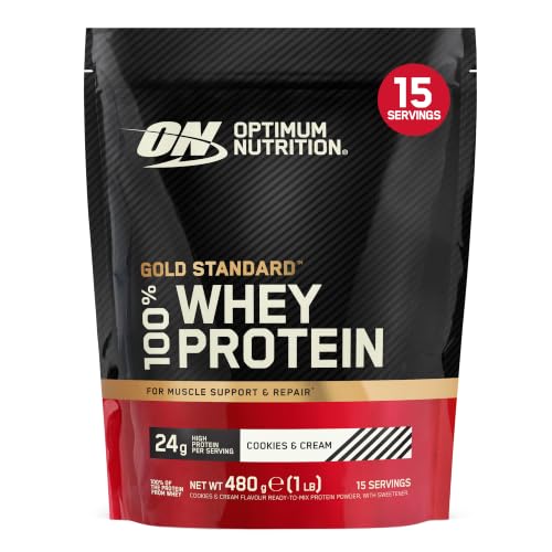 Optimum Nutrition Gold Standard 100% Whey Protein Powder 480 g