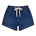 Maternity Shorts Jeans Shorts for Women Summer Casual Denim Shorts High Waisted Drawstring Comfy Stretchy Pants with Pockets