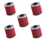 5 Pack K & N Motorcycle Performance Oil Filter Cartridge KN-207 Fits Kawasaki KX250 KX450 Fits