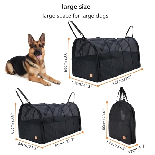 GentleBliss Soft Sided Collapsible Dog Crate for Car - XL Portable by GentleBliss - Used condition - Image 8
