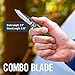 LEATHERMAN, Skeletool KBX Pocket Multitool with Knife and Bottle Opener, Moss Green