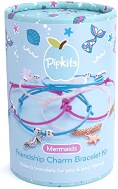 Pipkits Mermaid Friendship Bracelet Kit Make Your Own Children's Bracelets with This Jewellery Making Kit