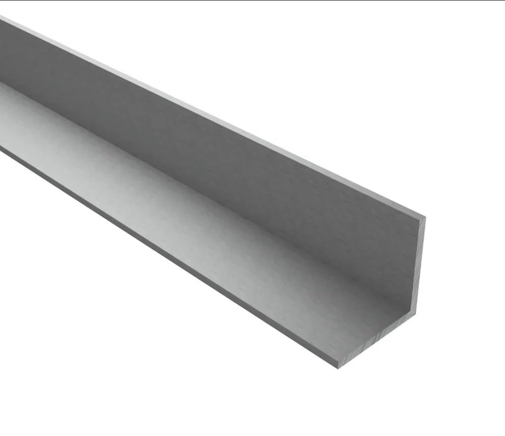 4EFE, Aluminium Angle Profile, 3mm Thickness, 25mm x 25mm, 305mm Length, L-Type, for DIY Projects & Other Applications-image-3