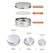 30pcs Latas de Aluminio Vacías (15ml, 30ml, 60ml) Contenedor de Cosméticos Redondo...