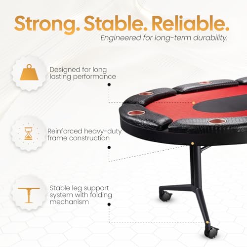 Triton Premium Foldable Poker Table image 5