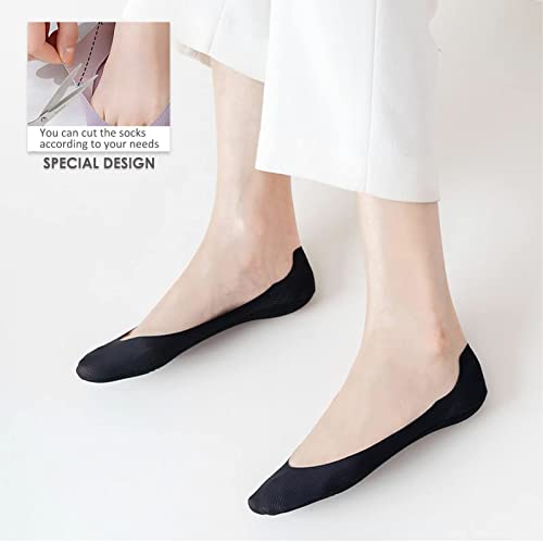 LinRim Pantoufles chaudes pour homme et femme - Solides - Antidérapantes - En dentelle - Chaussettes de bateau, Noir , taille unique – vue 4