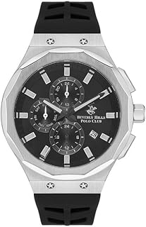 بيفرلي هيلز بولو كلوب ساعة متعددة الوظائف بمينا اسود للرجال - BP3535X.351