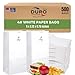 Duro White Paper Bag 4 Lb, 500 Count