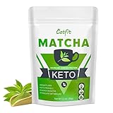 Organic Keto Matcha Green Tea Powder with MCT Oil - Vegan Detox Diet Slim Tea for Weight Loss,...