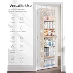 STORAGE MANIAC Over Door Organizer Hanging Shelves Large Clear Deep Pockets - Image 6