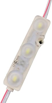 Yolu 20PCS Injection 3 LED Module 5630 SMD 1.2W Waterproof Decorative Back Light for Letter Advertising Sign-Green