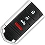 KAWIHEN Keyless Entry Remote Key Fob Shell Case Replacement for Acura TL ILX RDX ZDX M3N5WY8145 KR5434760 (Just a Case)